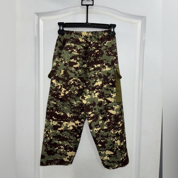 Disguise Kids Soldier Army Camo Halloween Costume Outfit Top Pants Set Sz S(4-6) - Picture 8 of 12